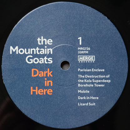 The Mountain Goats – Dark In Here (2-LP Vinyl) Vinyl Record