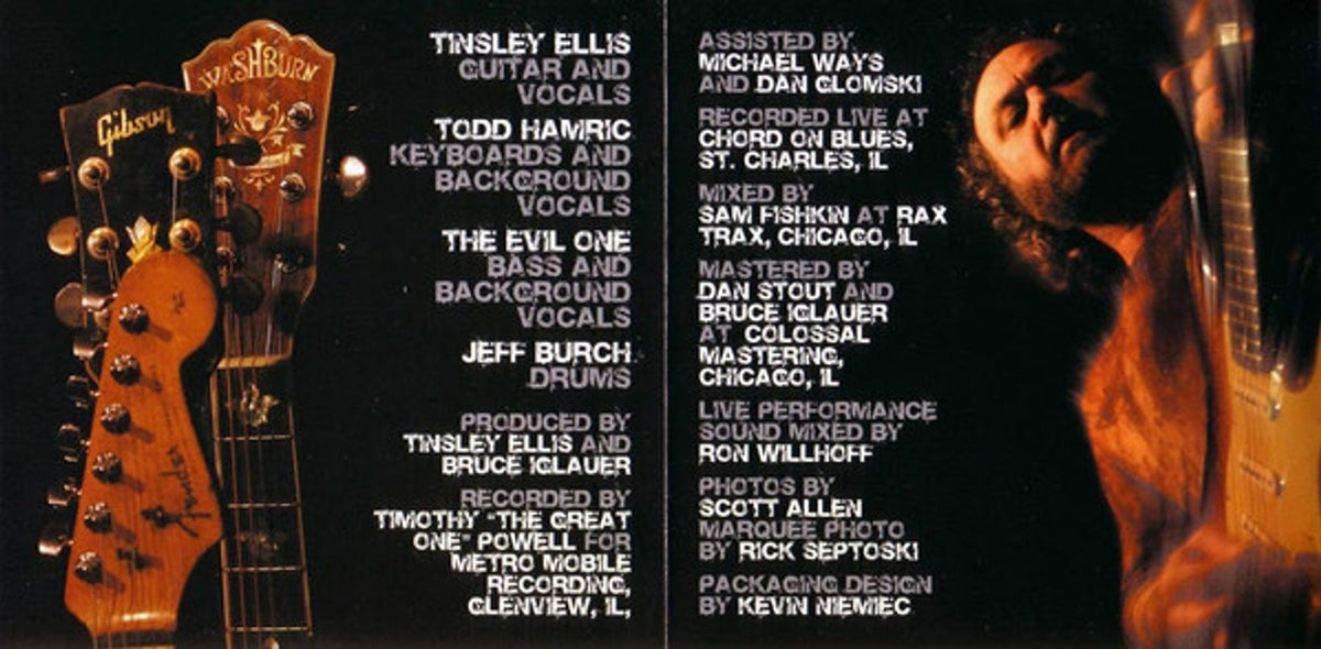Tinsley Ellis – Live! Highwayman Music CD