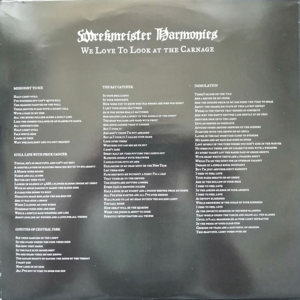Wrekmeister Harmonies – We Love To Look At The Carnage (LP Vinyl) Vinyl Record