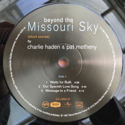 Charlie Haden & Pat Metheny – Beyond The Missouri Sky (2-LP Vinyl) Vinyl Record