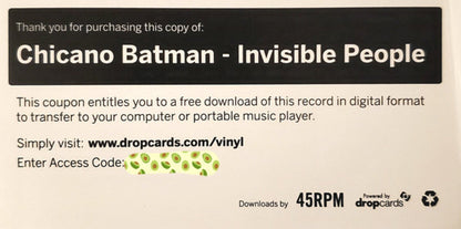 Chicano Batman – Invisible People (LP Vinyl) Vinyl Record