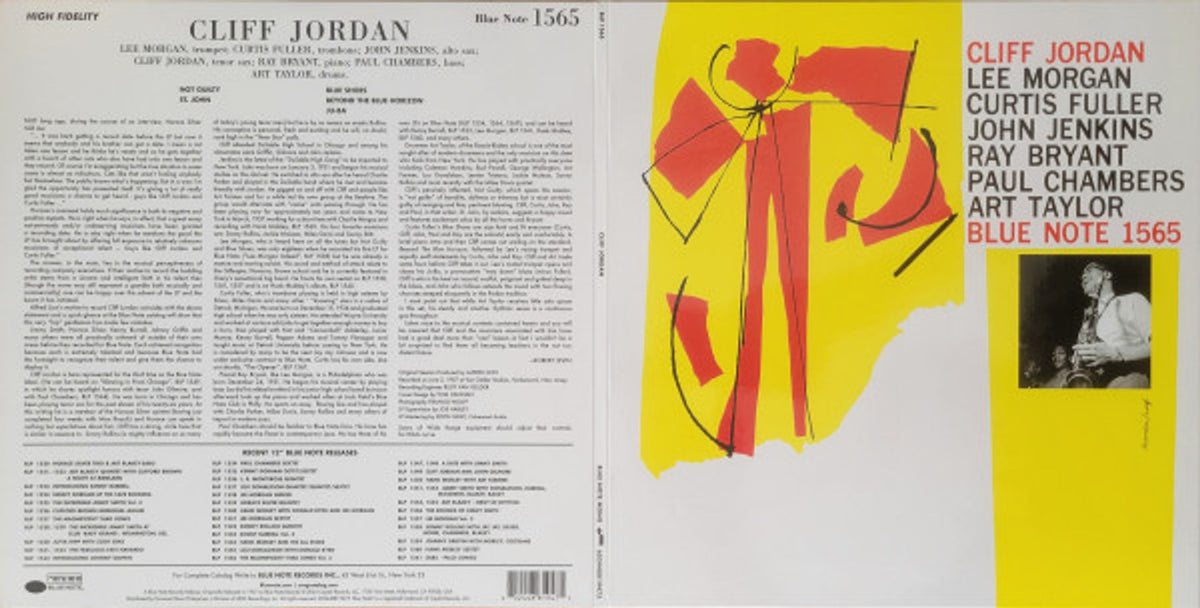 Cliff Jordan – Cliff Jordan (LP Vinyl) Vinyl Record