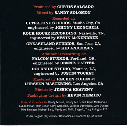 Curtis Salgado – Damage Control Music CD