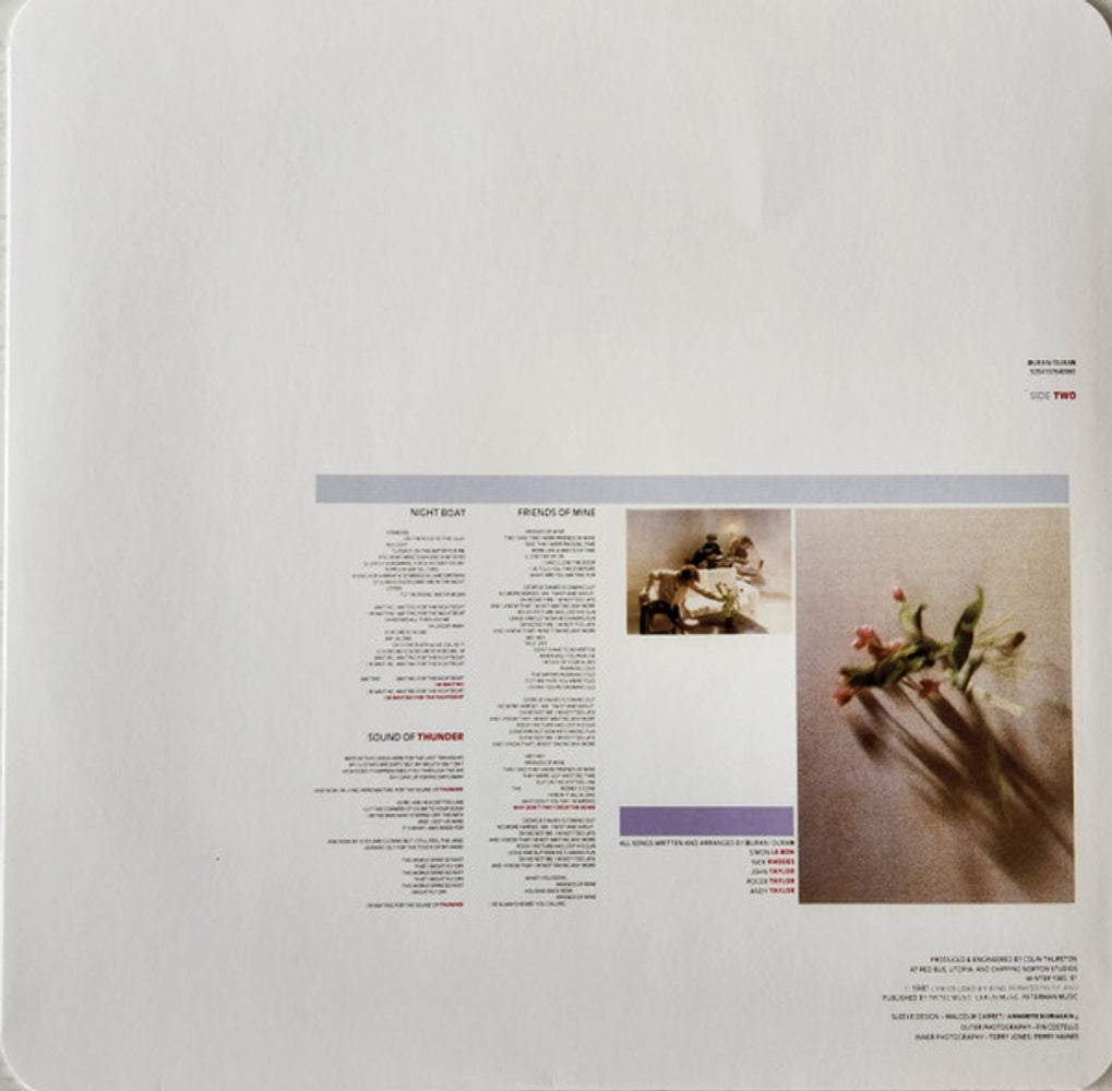 Duran Duran – Duran Duran (LP Vinyl) Vinyl Record