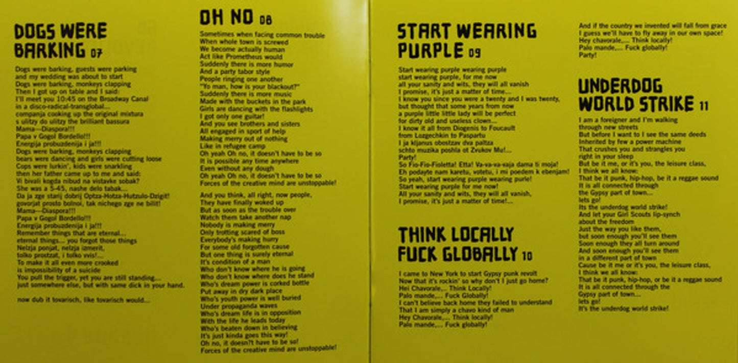 Gogol Bordello – Gypsy Punks: Underdog World Strike Music CD