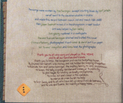 Lisa Hannigan – Sea Sew Music CD
