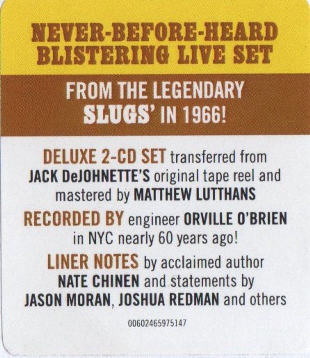 McCoy Tyner  / Joe Henderson – Forces Of Nature: Live At Slugs' (2-CD)