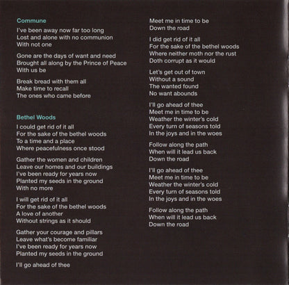Midlake – For The Sake Of Bethel Woods Music CD