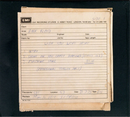 Pink Floyd – Wish You Were Here (2-CD)