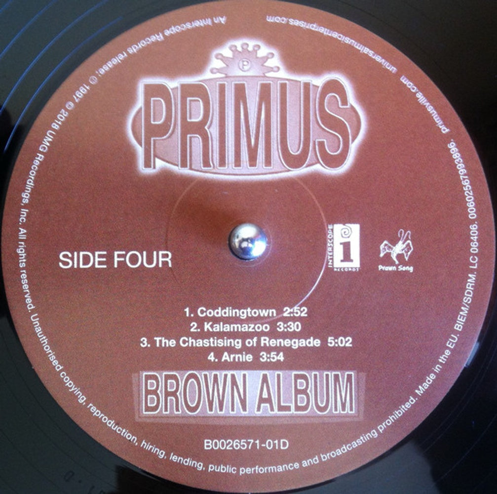Primus – Brown Album (2-LP Vinyl) Vinyl Record