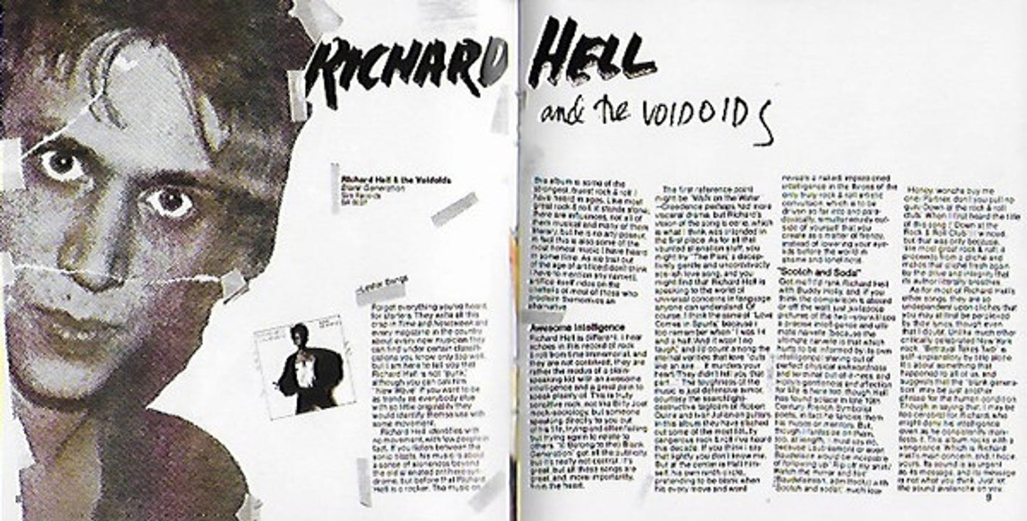 Richard Hell – Spurts: The Richard Hell Story Music CD