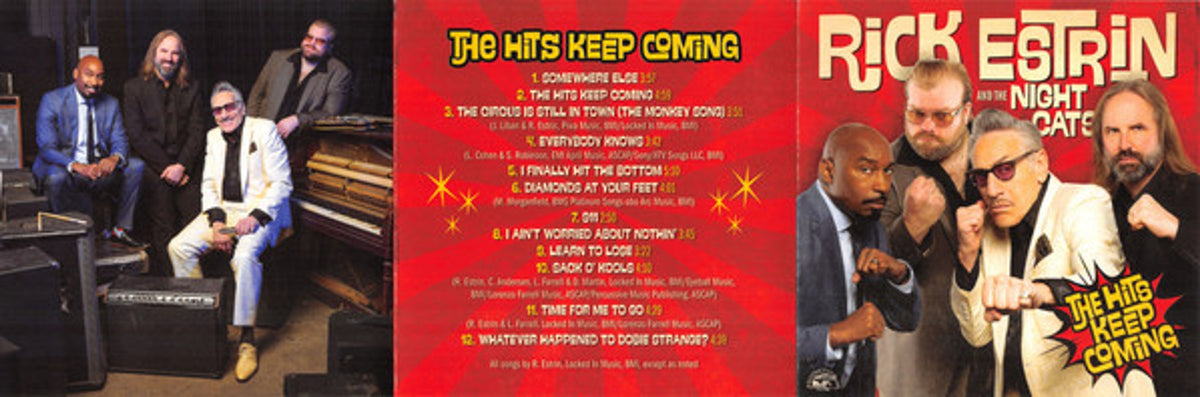 Rick Estrin  & The Nightcats – The Hits Keep Coming Music CD