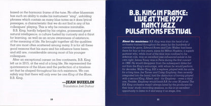 B.B. King – In France: Live At The 1977 Nancy Jazz Pulsations Music CD