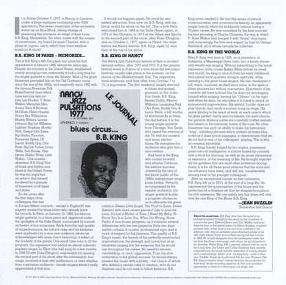 B.B. King – In France: Live at the Nancy Jazz Pulsations Festival (2-LP Vinyl) Vinyl Record