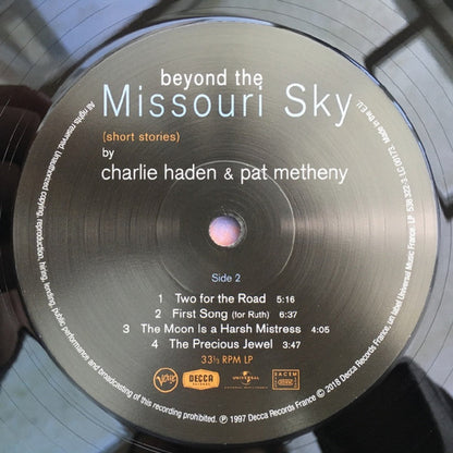 Charlie Haden & Pat Metheny – Beyond The Missouri Sky (2-LP Vinyl) Vinyl Record