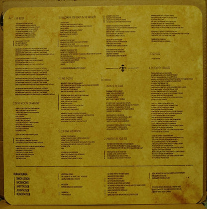 Duran Duran – Seven And The Ragged Tiger (LP Vinyl) Vinyl Record