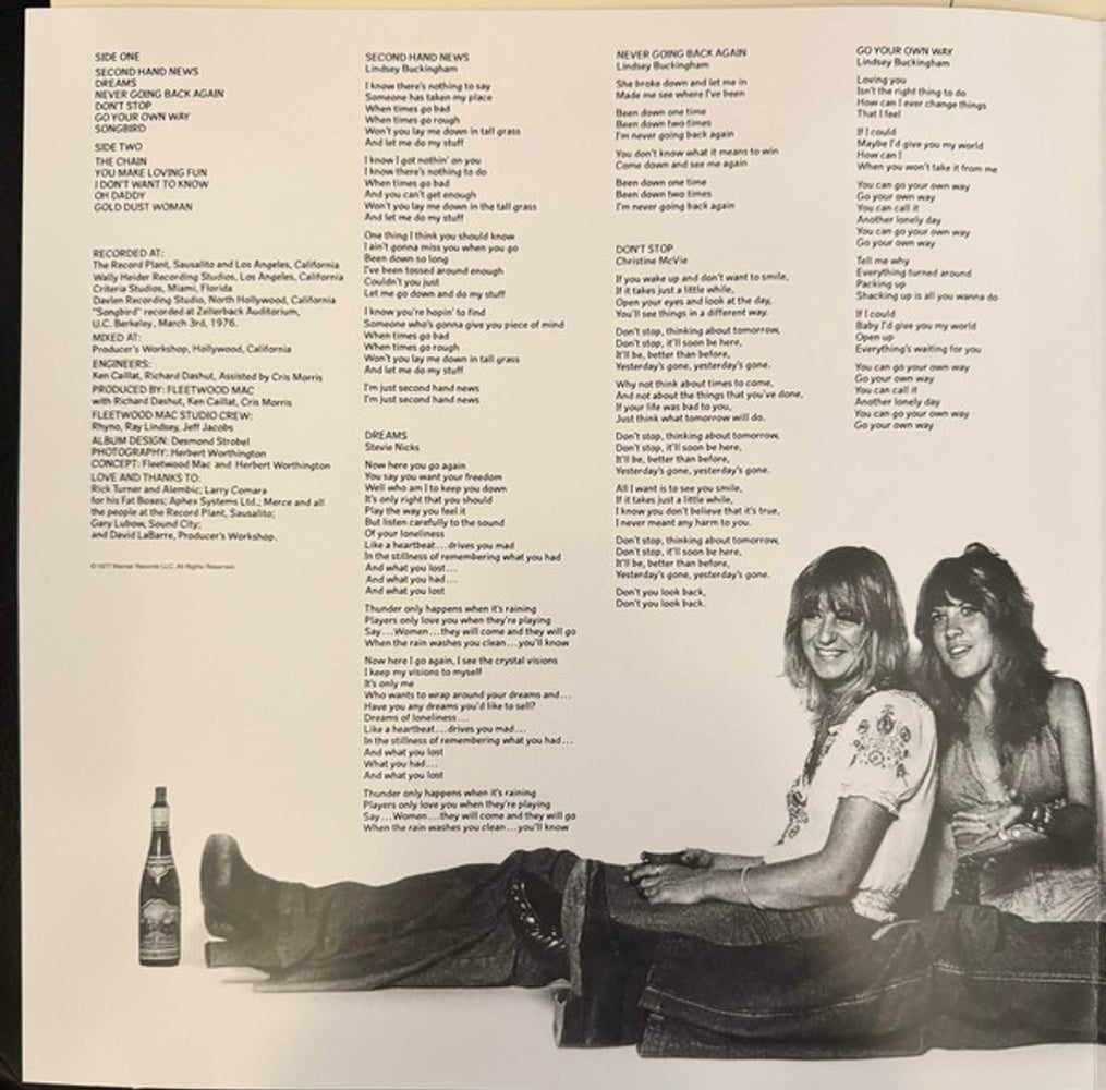 Fleetwood Mac – Rumours (LP Vinyl) Vinyl Record