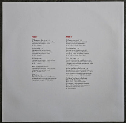 Francoise Hardy – Quelques Titres Que Je Connais (2-LP Vinyl) Vinyl Record