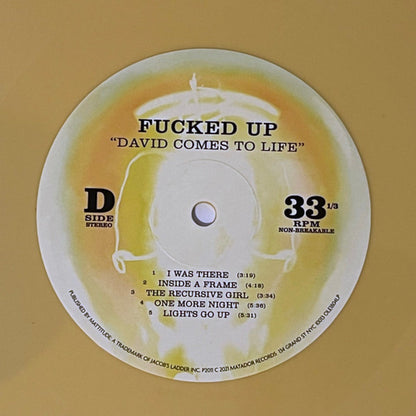 Fucked Up – Comes To Life (2-LP Yellow Vinyl) Vinyl Record