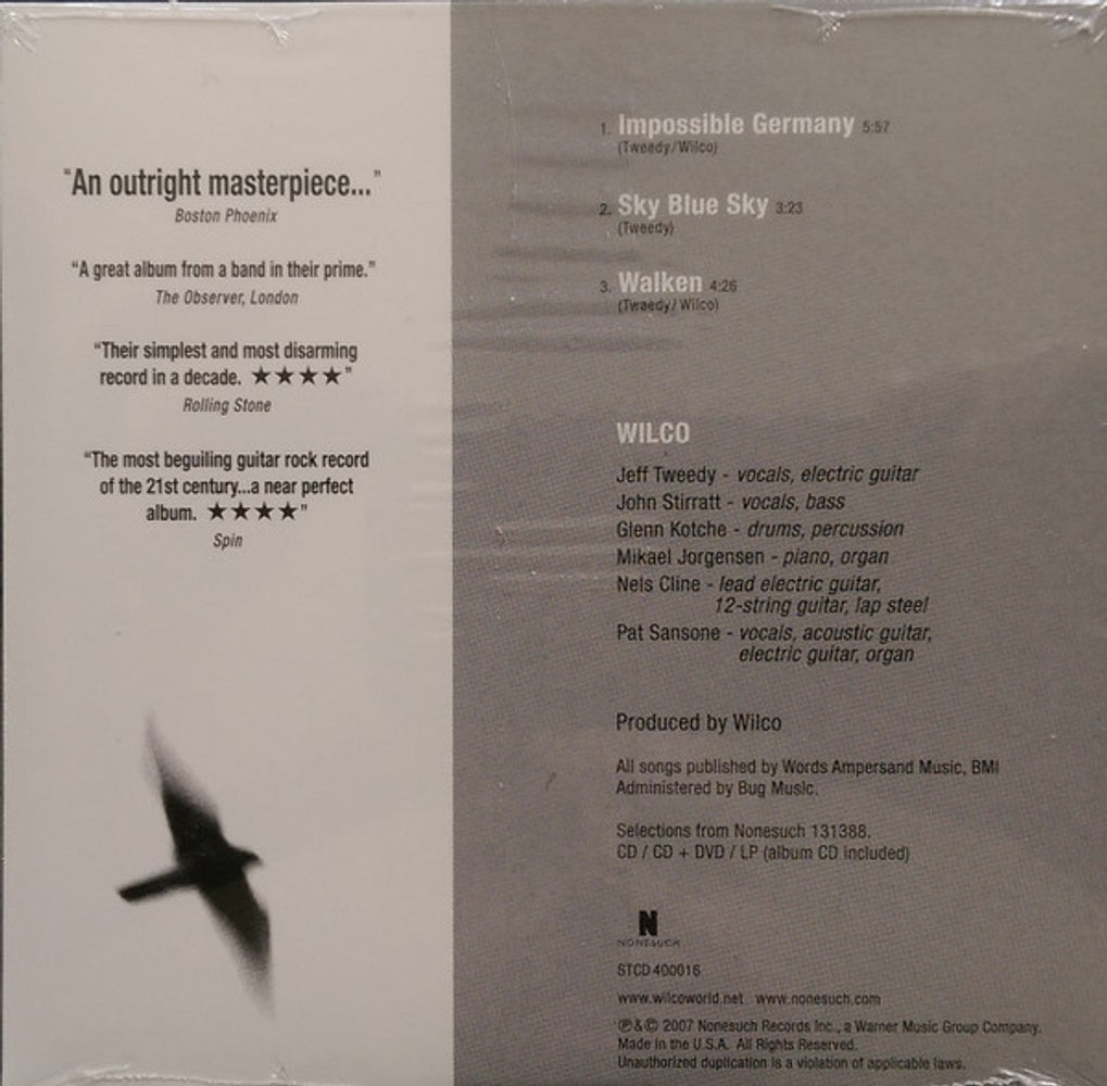 Wilco – Sky Blue Sky (2-LP Vinyl and Bonus DVD) Vinyl Record