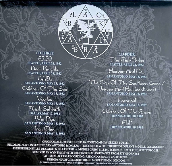 Black Sabbath – Live Evil: 40th Anniversary (4-CD)