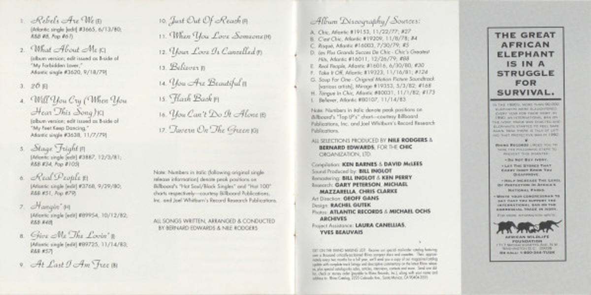 Chic – Best of Chic 2 Music CD