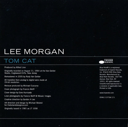 Lee Morgan – Tom Cat Music CD