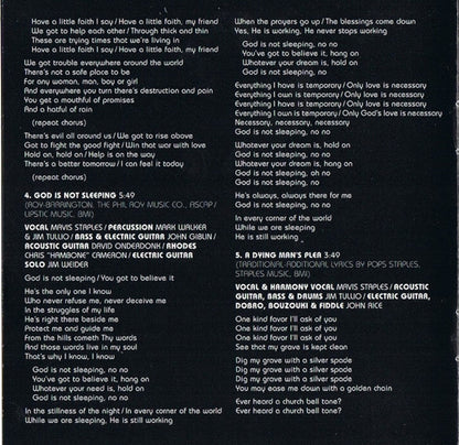 Mavis Staples – Have a Little Faith Music CD