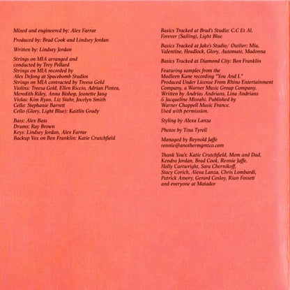 Snail Mail – Valentine Music CD