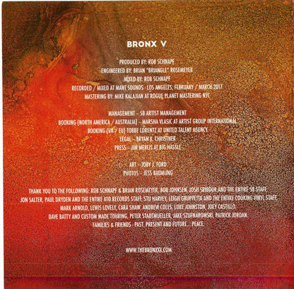 The Bronx – The Bronx V Music CD