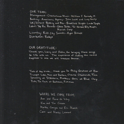 The Stray Birds – Magic Fire Music CD
