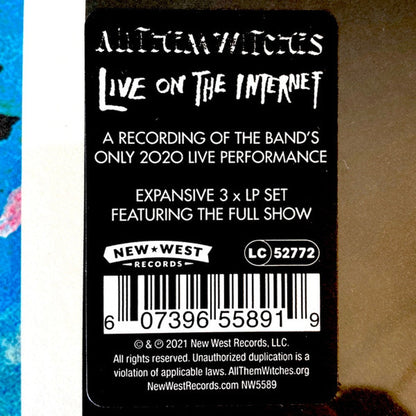 All Them Witches – Live On The Internet (3-LP Vinyl) Vinyl Record