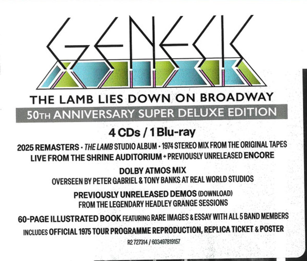 Genesis – Lamb Lies Down On Broadway (4-CD & Blu-ray)