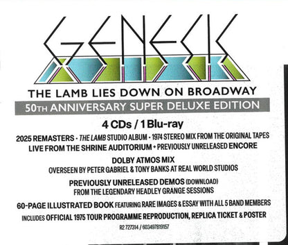 Genesis – Lamb Lies Down On Broadway (4-CD & Blu-ray)