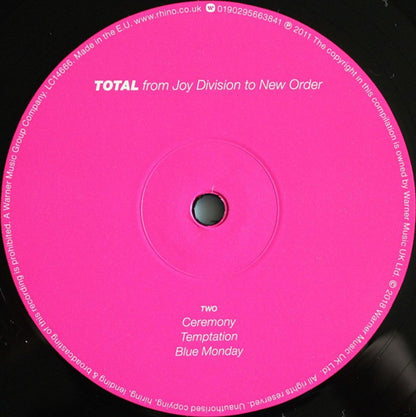 New Order / Joy Division – Total (2-LP Vinyl) Vinyl Record