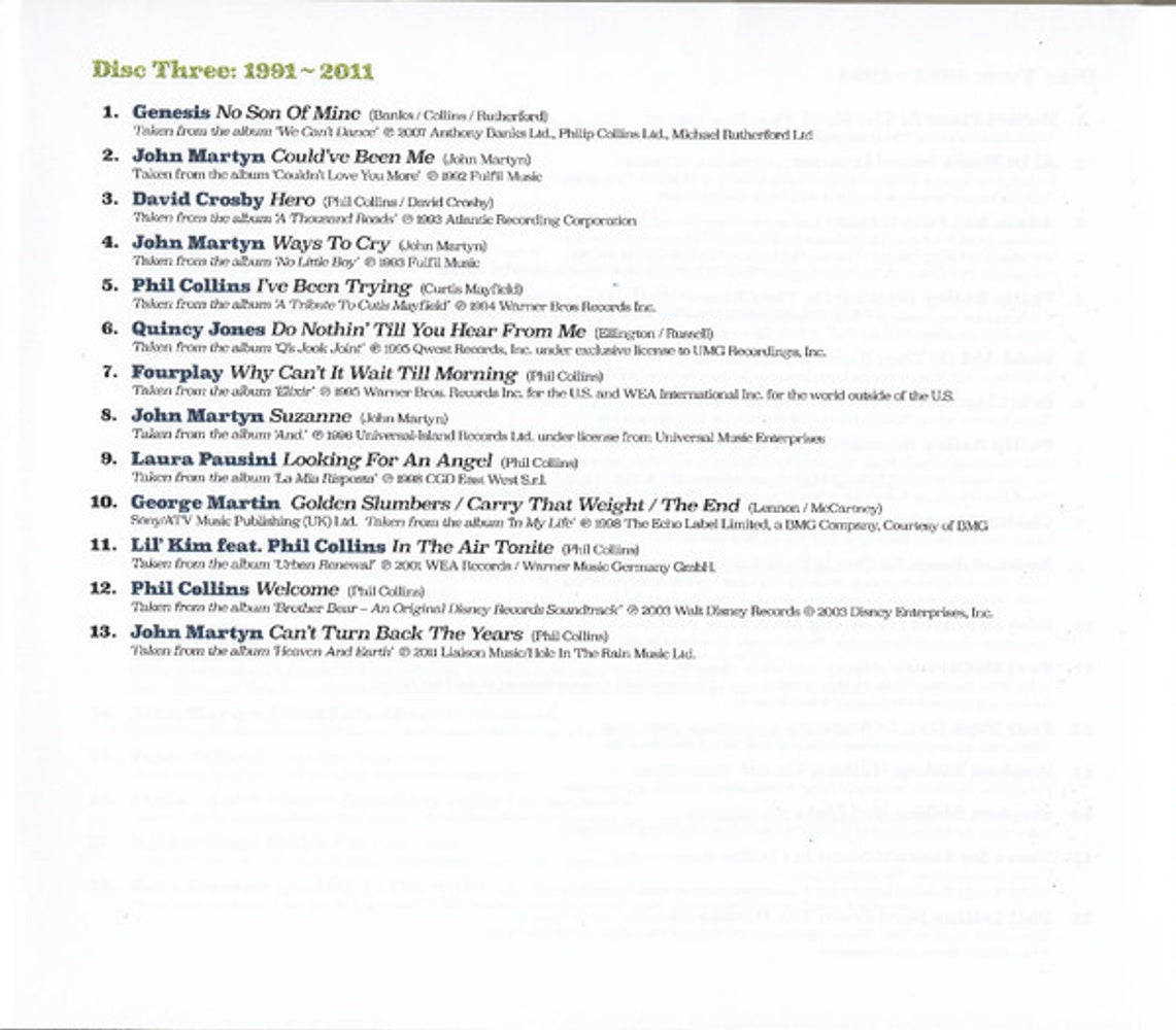 Phil Collins – Plays Well With Others (4-CD)