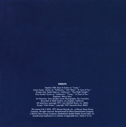 Joni Mitchell – Blue (SACD CD) Music CD