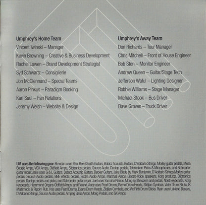 Umphrey's McGee – Death By Stereo Music CD