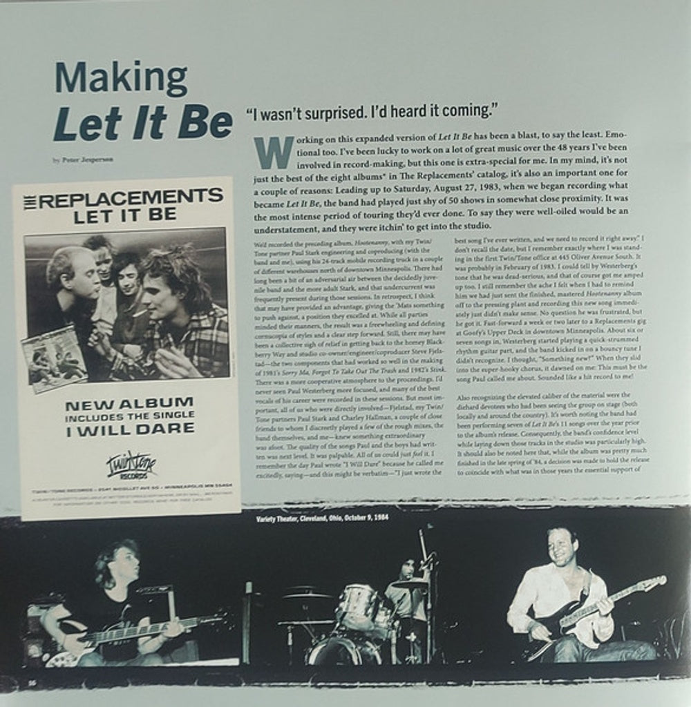 The Replacements – Let It Be Deluxe Edition (4-LP Vinyl) Vinyl Record