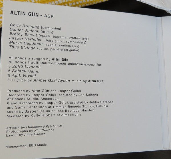 Altin Gun – ask Music CD