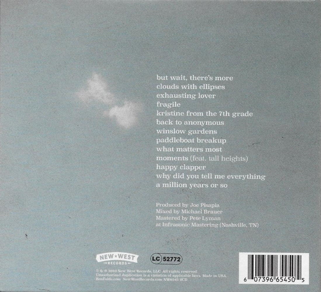Ben Folds – What Matters Most Music CD
