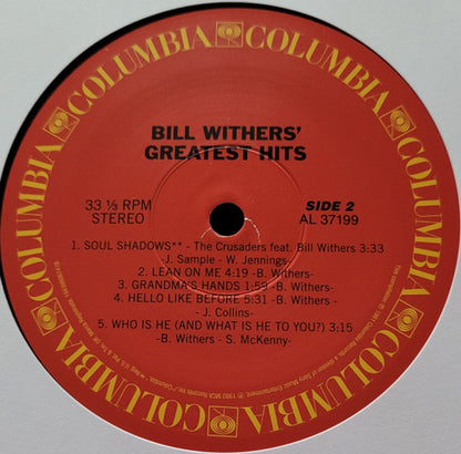 Bill Withers – Greatest Hits: Just The Two Of Us & Soul Shadows (LP Vinyl) Vinyl Record
