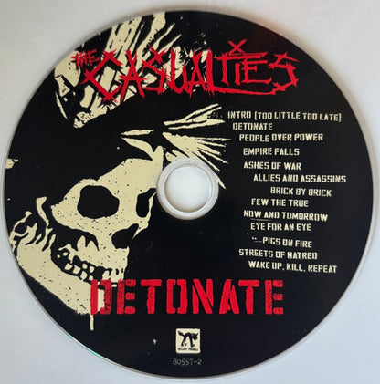 The Casualties – Detonate Music CD
