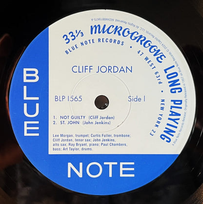 Cliff Jordan – Cliff Jordan (LP Vinyl) Vinyl Record