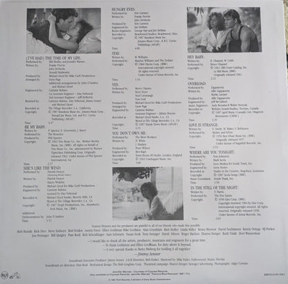 Dirty Dancing - Original Soundtrack From The Motion Picture (LP Vinyl) Vinyl Record