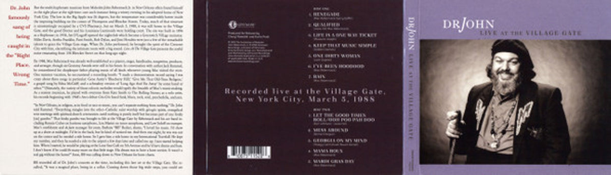 Dr John – Live At The Village Gate (2-CD)