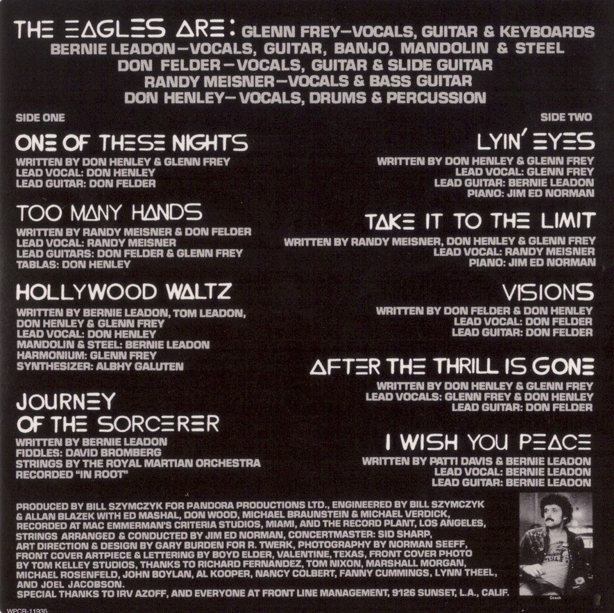 Eagles – One Of These Nights (LP Vinyl) Vinyl Record