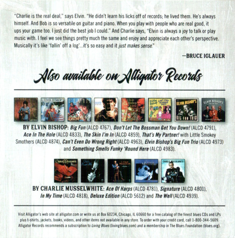 Elvin Bishop – 100 Years Of Blues Music CD