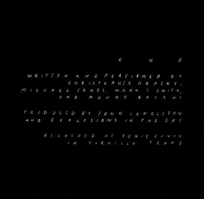 Explosions In The Sky – End Music CD