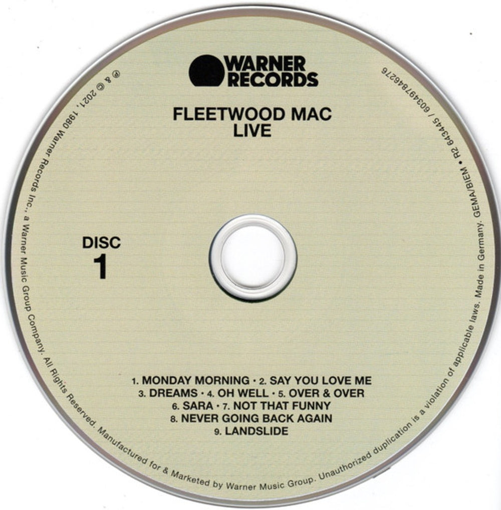 Fleetwood Mac – Fleetwood Mac Live (3-CD)